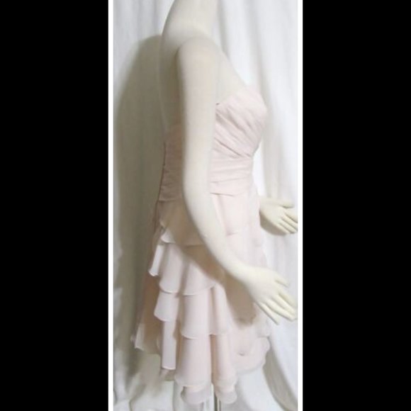 NEW Womens Ladies ALLURE BRIDALS Soft Pink Short Formal Party Dress 10 Orig $172 - Picture 3 of 6